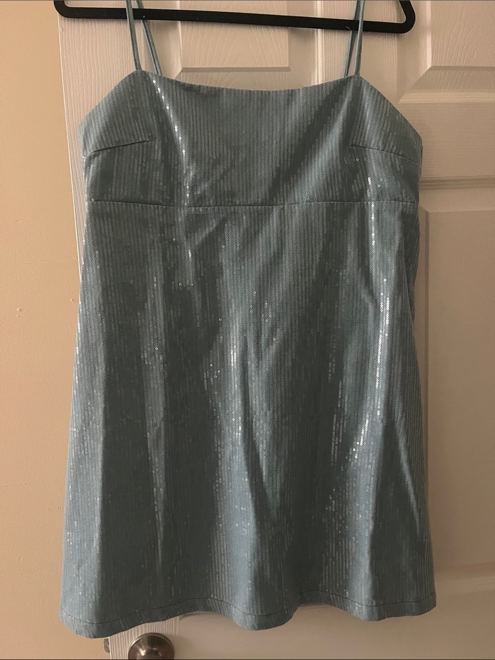 Light Blue Sequin Dress